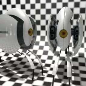 Sci-fi Sentry Turret 3d model