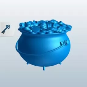 Pot Of Gold 3d model