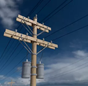 Power Pole 3d model