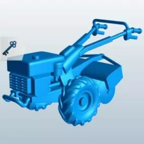 Power Tiller Vehicle 3d model