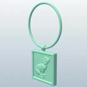 Puppy Sitting 3d model