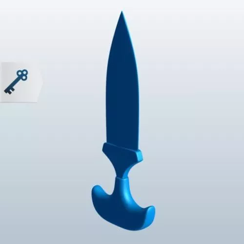 Throwing Dagger 3d model