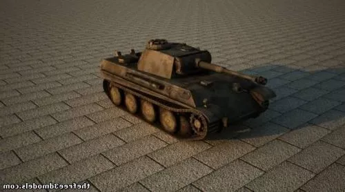 King Tiger German Ww2 Tank 3d model