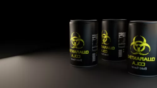 Black Cola Soda 3d model Black Cola Soda 3d model