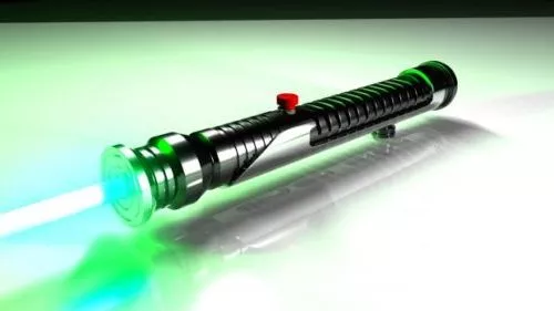 Qui Lightsaber 3d model Qui Lightsaber 3d model