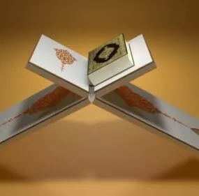 Quran Book 3d model