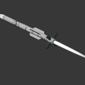 R77 Russian Missile 3d model