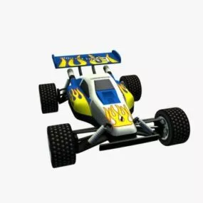 Racing Car Lowpoly 3d model