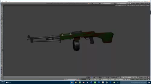 Killzone Game Rifle Weapon 3d model