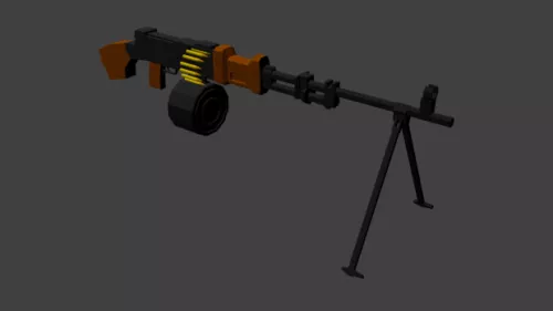 Soldier Hand With Gun Sig Sauer 3d model