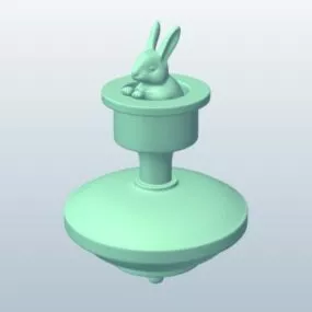 Rabbit Within The Hat 3d model