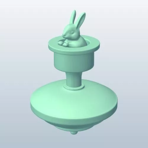 Rabbit Within The Hat 3d model Rabbit Within The Hat 3d model