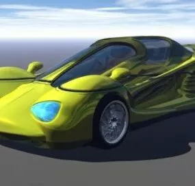 Racer Car Prototype 3d model