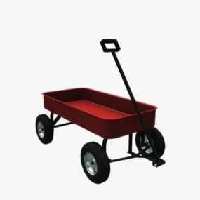 Radio Flyer Wagon Vehicle 3d model