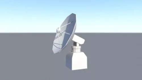 Space Construction Station Base 3d model