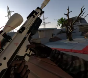 Raid Gun With Scope 3d model
