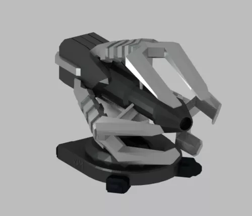 Magnum Colt Gun 3d model