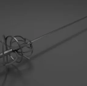 Rapier Sword 3d model