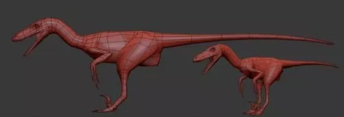 Raptor Dinosaur V1 3d model Raptor Dinosaur V1 3d model