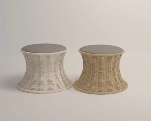 Rattan Seat Furniture 3d model Rattan Seat Furniture 3d model