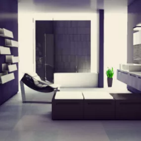 Realistic Bathroom Furniture 3d model