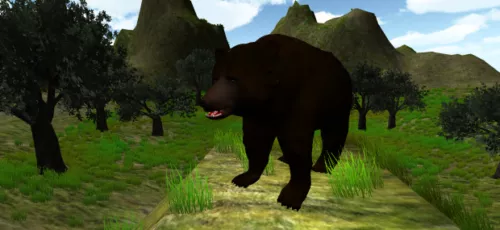 Realistic Bear Animal 3d model Realistic Bear Animal 3d model