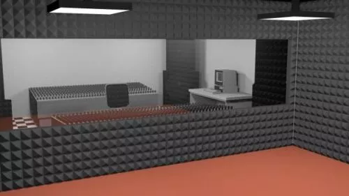 Recording Studio Scene 3d model Recording Studio Scene 3d model