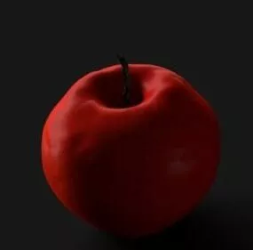 Red Apple Food 3d model