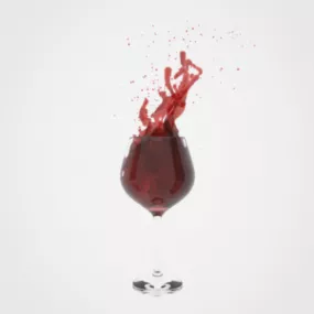 Wine Glass 3d model