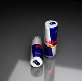 Red Bull Can 3d model