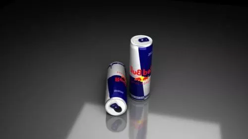 Red Bull Can 3d model Red Bull Can 3d model