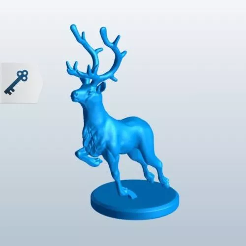 Reindeer Figurine 3d model Reindeer Figurine 3d model
