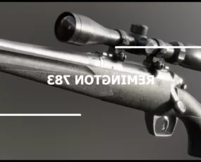 Remington 783 Gun 3d model
