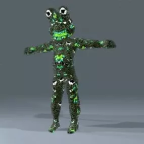 Frogman Character 3d model