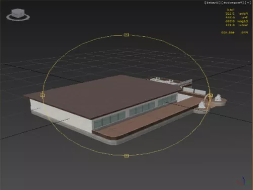 Restaurant Building 3d model Restaurant Building 3d model
