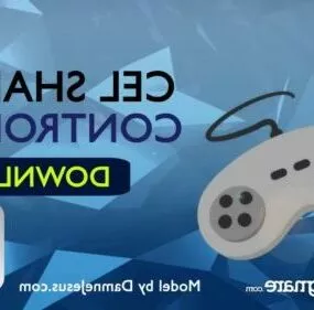 Vintage Gaming Controller 3d model