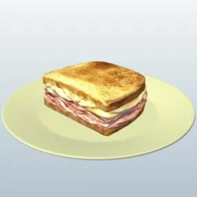 Reuben Sandwich 3d model