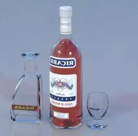Ricard Pastis 3d model