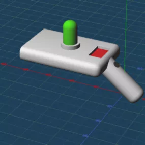 Cartoon Portal Gun 3d model
