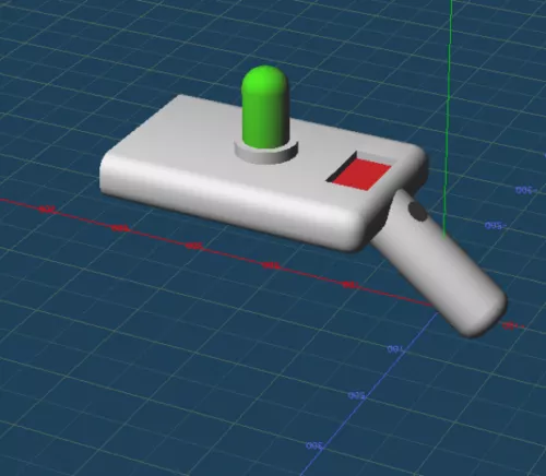 Silver Shot Gun 3d model