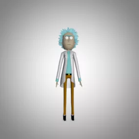 Rick Sanchez Character 3d model