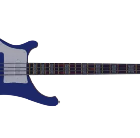 Blue Guitar Bass 3d model