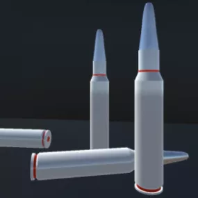 Rifle Bullet Custom Weapon 3d model