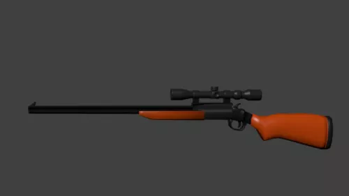 Luger Pistol Gun 3d model