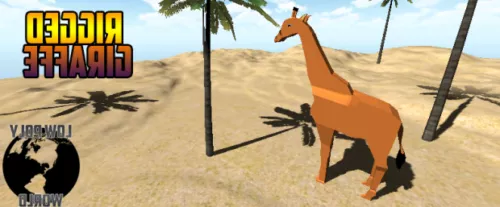 Cartoon Giraffe Rigged 3d model Cartoon Giraffe Rigged 3d model