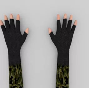 Left Right Hand Rigged 3d model