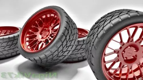 Modern Stylized Car Rim 3d model Modern Stylized Car Rim 3d model