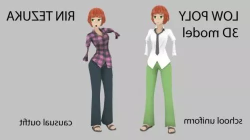Chinese Anime Boy 3d model