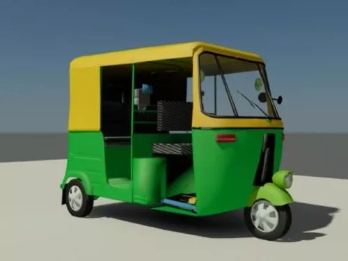 Rickshaw Taxi 3d model Rickshaw Taxi 3d model