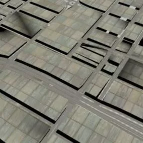 Road Layout V1 3d model